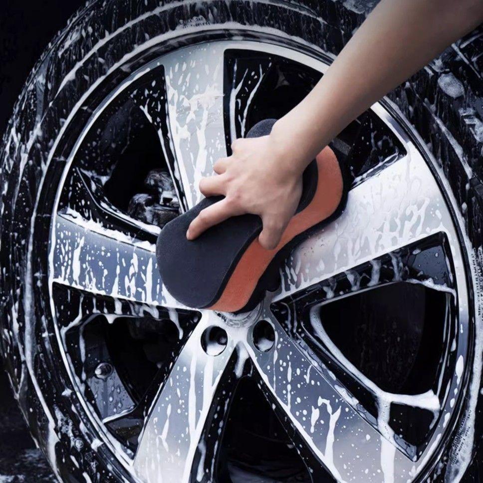 Car Wash Sponge Special High Density Honeycomb Coral Absorbent Sponge Block Strong Decontamination Wipe Brush New Car Wash Tools