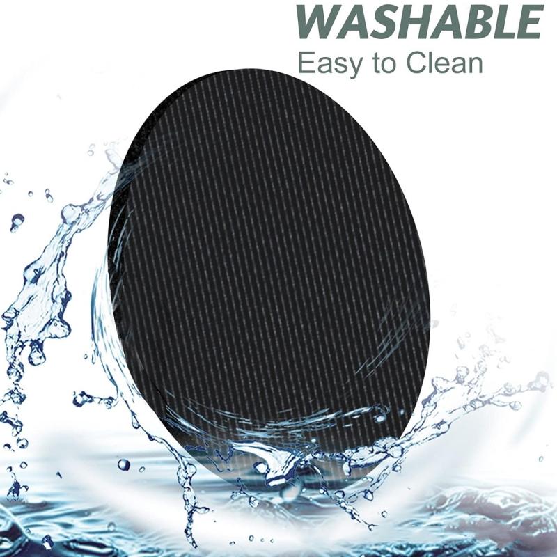 2PCS Silicone Car Cup Coaster Waterproof Non-Slip Sift-Proof Spill Saucer with Lift Notch Storage Mat Car Interior Accessories