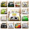 2/3 Pcs Bed Sets High Quality Bedding Cover Suit Unique Design 3D Football Printing Bedding Cover Suit with Bedding Pillow