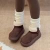 Today's Popular Fluffy Snow Boots Women's Winter Piled Thickened Warm Cotton Shoes Fashionable Versatile Platform Short Boots