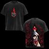 Jujutsu Kaisen Anime T Shirt Itadori Yuji Printed T-shirt Gothic Y2k Vintage Washed Tshirt Men's Clothing Pure Cotton Tees Tops