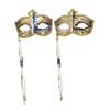 Halloween Mask with Stick Retro Musical Note Masquerade Mask Party Mask Mardi Gras Mask Venetians Mask for Carnivals
