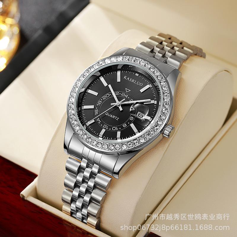 Watch Men'S Elegant Fashion Business Casual Waterproof Watch Luminous Calendar Quartz Watch