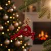 Indoor Christmas Tree Ornament Set Flocked Ornaments with Gold Edging, Retro Red Velvet Hanging Soft Flocking Fabric Holiday Decor Decoration,