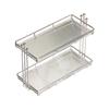 2 Layer Bathroom Countertop Organizer Multifunctional Rack ,Durable Desktop Cosmetic Storage Shelf
