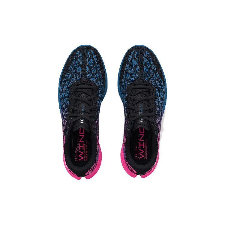 Under Armour Flow Velociti Wind 2 Comfortable Fabric Low-Top Casual Running Shoes Women Sneaker Black Pink 3025662-004
