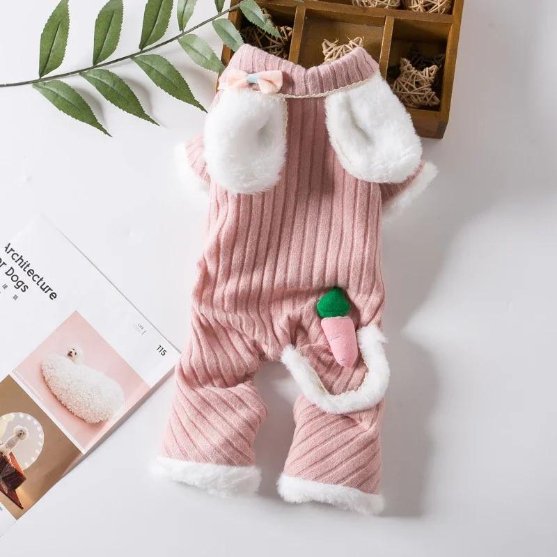 Dog Costume Pet Clothes Puppy Apparel Small Dog Clothing Jumpsuit Warm Outfit Garment Yorkie Pomeranian Maltese Poodle Dog Coat