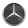 Bilklistremerke For Mercedes Benz Krom Sølv Og Glans Svart Bil Front Grill Stjerne Emblem Opplyst Logo For Mercedes Benz C