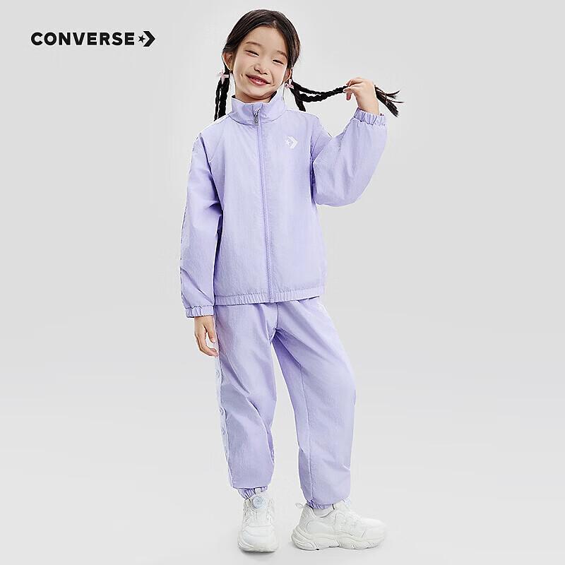 Converse Unisex Kids  Side Logo Long Sleeve T-Shirt & Pants Set 120/60(6)