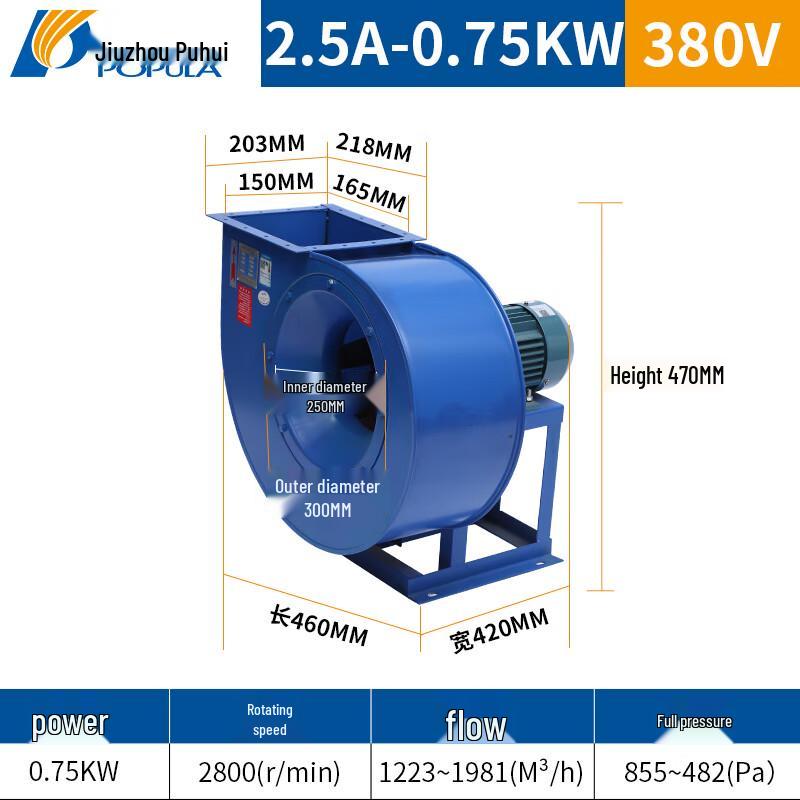 Jiuzhou Puhui Industrial Centrifugal Fan