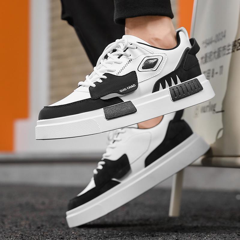 Men Shoes Sneakers Chunky Mens Casual Shoes Luxury Breathable Men Walking Shoes Trend Leather Shoes for Men Running Shoes Male Footwear