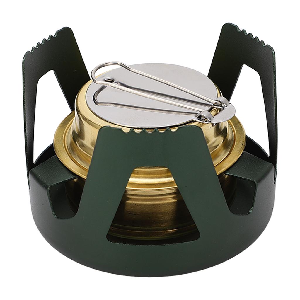 Mini Alcohol Stove Brass Aluminum Alloy Safe Windproof Portable Widely Used Mini Backpacking Stove
