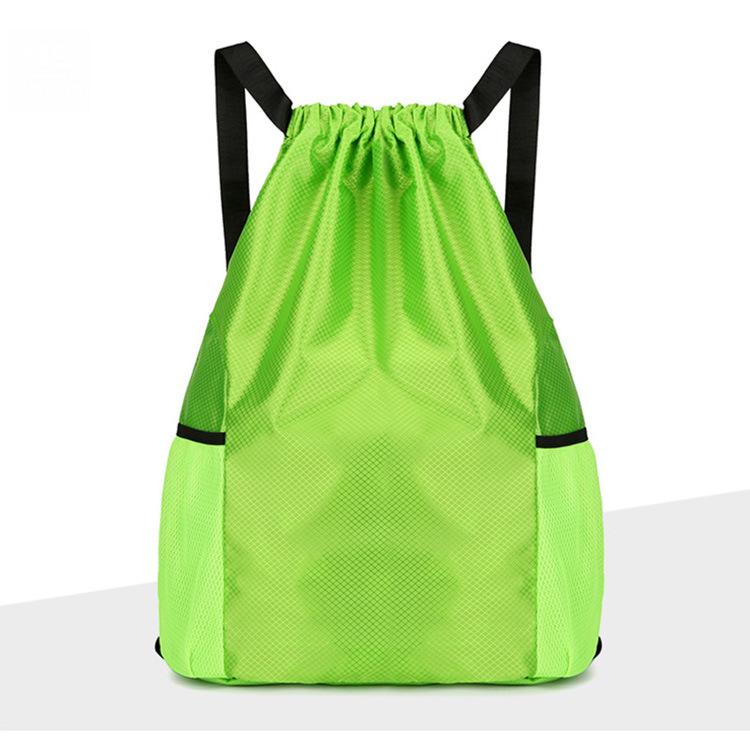 Custom Logo Drawstring Backpack for Travel, Sports, Gym, Hiking, Football & Basketball