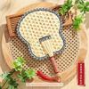 Traditioneller Sommer Haushalts Palmenblatt Fächer, Handgeflochtener Fächer für Kinder, Babys und Kleinkinder, Langlebiger Bananenblatt Kleiner Fächer