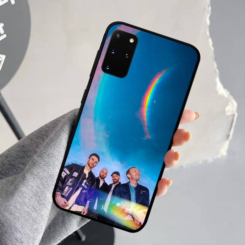 Moon Music Coldplay Band Phone Case For Samsung S 24 Fe 25 Ultra Plus 20 Lite 21 30 22 23 24 22 Ultra 5G Fundas