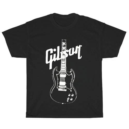 GIBSON T SHIRT MUSICAL INSTRUMEN Logo Funny Size S to 5XL M