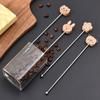 5Pcs Coffee Mixing Stick with Long Handle Elegant Cocktails Stir Stick for Home Use Practical Milk Powder Stirring Rod