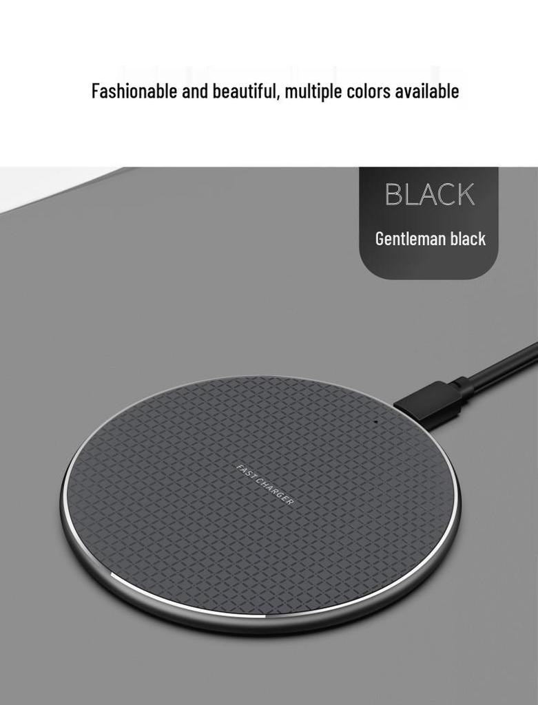 15W Universal Wireless Charger: Fast QI Charging for Apple & Huawei Phones