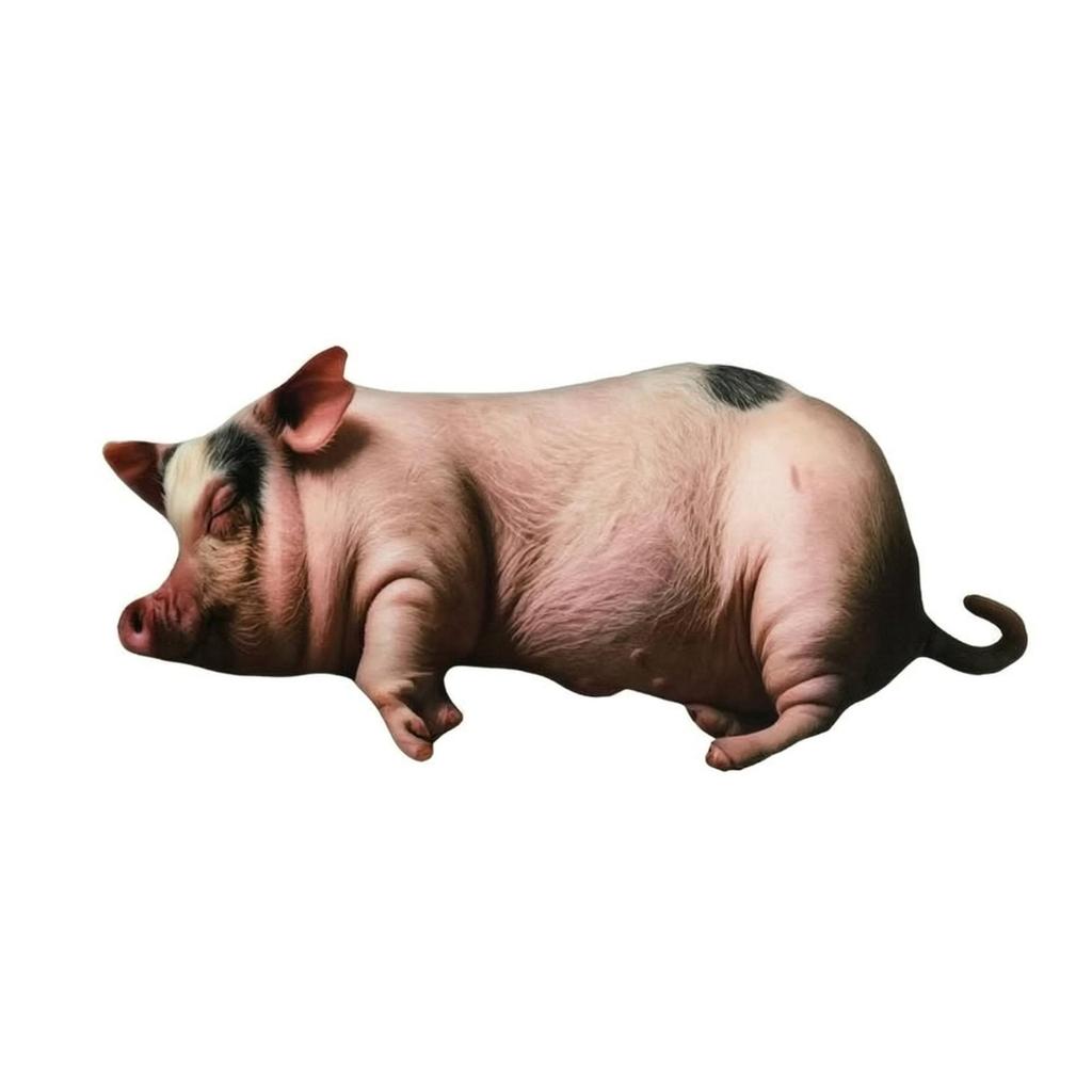 Cartoon Pig Stuffed Animal Cuddly Soft Toy Huggable for Imaginative Play