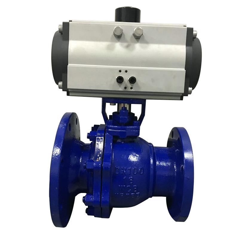 Xingteng Stainless Steel/PTFE-Lined Ball Valve with Carbon Steel Pneumatic Flanged Discharge and Stainless Steel Float Ball Valve