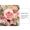 Pink Artificial Flowers Silk Roses Buds for Home Decor Wedding Arrangement Bridal Bouquet Christmas Wreath Accessories