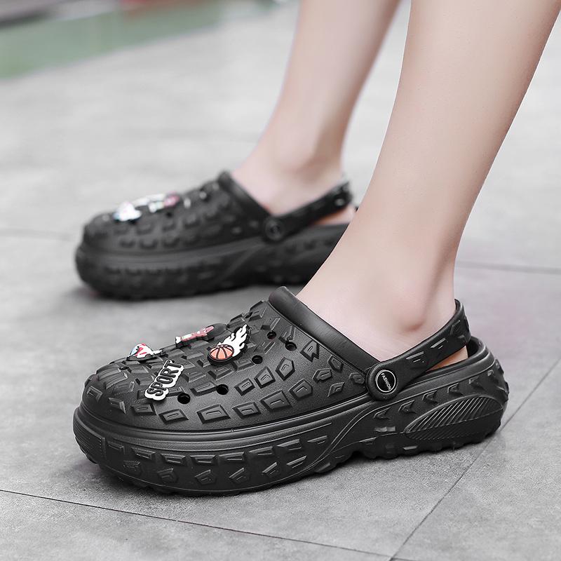 Fashion Flat Sandals Men Shoes 2024 Slippers Men Garden Platform Sandals Man Summer Sandals Male Sneakers Outdoor Flip Flops Home Clogs