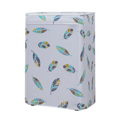 Capa Protetora Padrão Desenho Animado Impermeável Resistente a UV Anti Sujeira Capa Espessada para Máquina de Lavar de 10kg