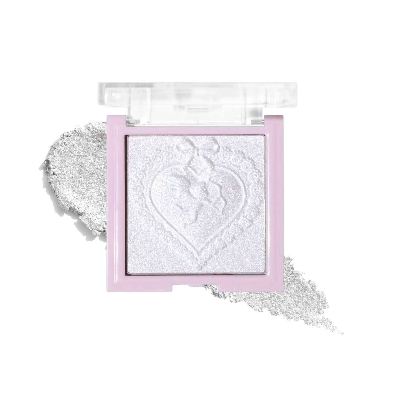 HESBUTY Highlight Starlight Glowing Highly 10g Powder, White, Shimmer, Skin, Transparency, Pigmented, Highlighter, Beginner-Friendly, Commuting,