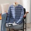 Lightweight Down Jacket for Women, Short Round Neck, Warm Inner Lining, Slim Fit, Thin Inner Layer, Oversized Jacket, Trendy