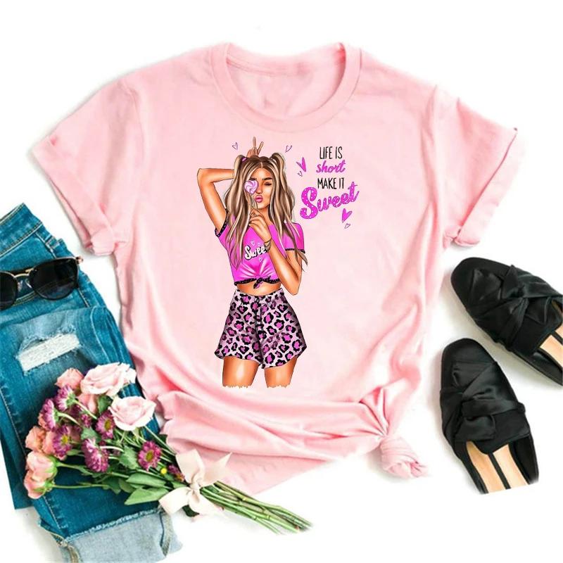 Women T-Shirt Harajuku Streetwear Short Sleeves Female Clothes Tops Tees Printed Female Tshirt Women Fashion Graphic