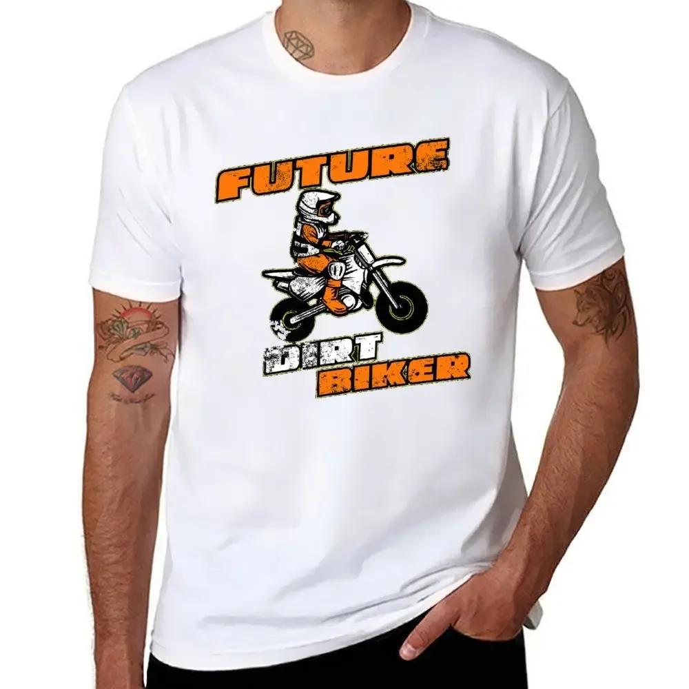 Sport T-shirts Hot Sale Nerd Leisure USA Size Future Dirt Biker Funny Motocross Gift for Kids Y Round Neck T-shirt clothing