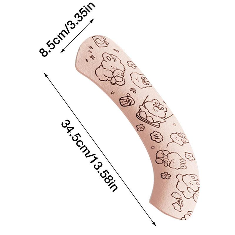 Elongated Toilet Seat Cover Non-Slip Cute Bunny Bathroom Toilet Cushion Self-Adhesive Non-Slip Soft Donut Toilet Seat Cover For