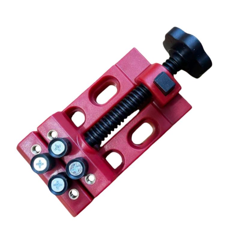 Compact Eight-Hole Table Vise for Carving and Clamping