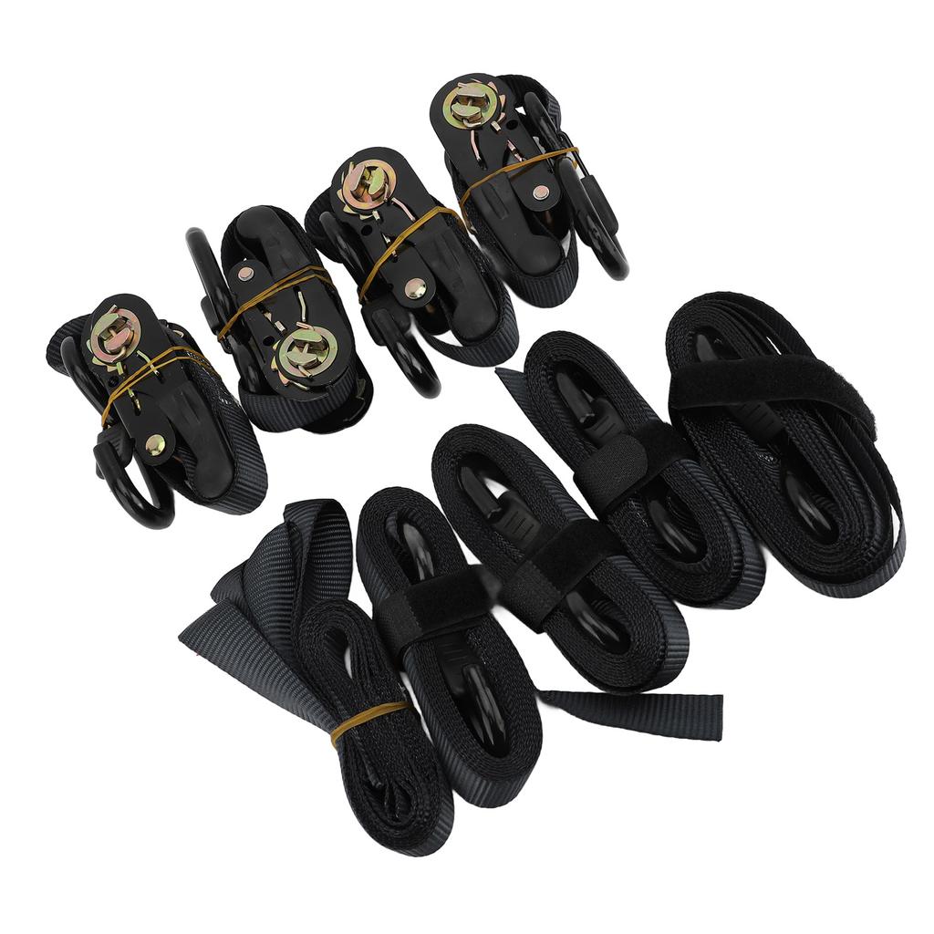 Ratchet Tie Down Straps with Padded Handle Soft Loop Heavy Duty Ratchet Straps for Moving Securing Cargo 2cm, 2.4m