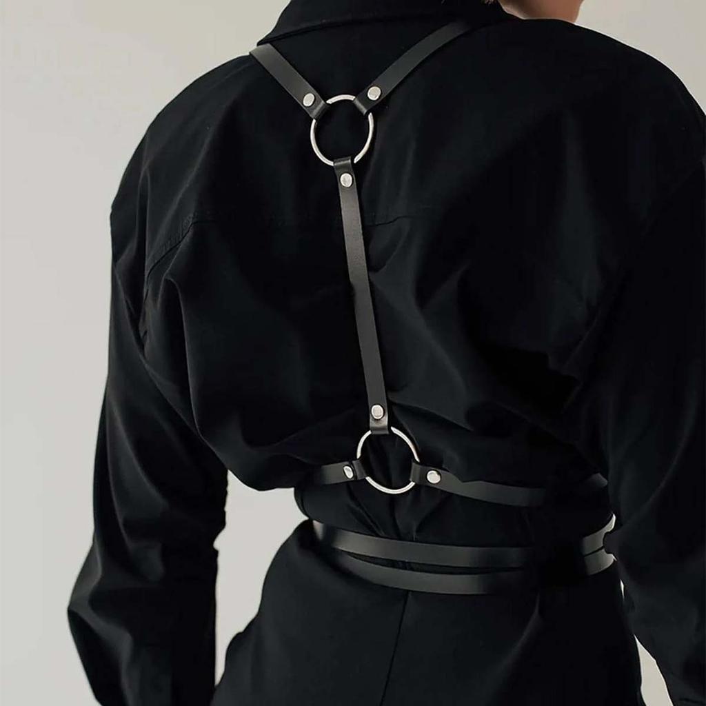 Fashion Harness Belt Leather Lingerie Body Harness Corset Suspenders For Women Gothic Fetish Clothing Harness Women Accessories