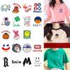 Heat Transfer Sticker Couple Clothes T-Shirt Decorative Pattern Printing Heat Transfer Sticker Hot Ironing Sticker Small