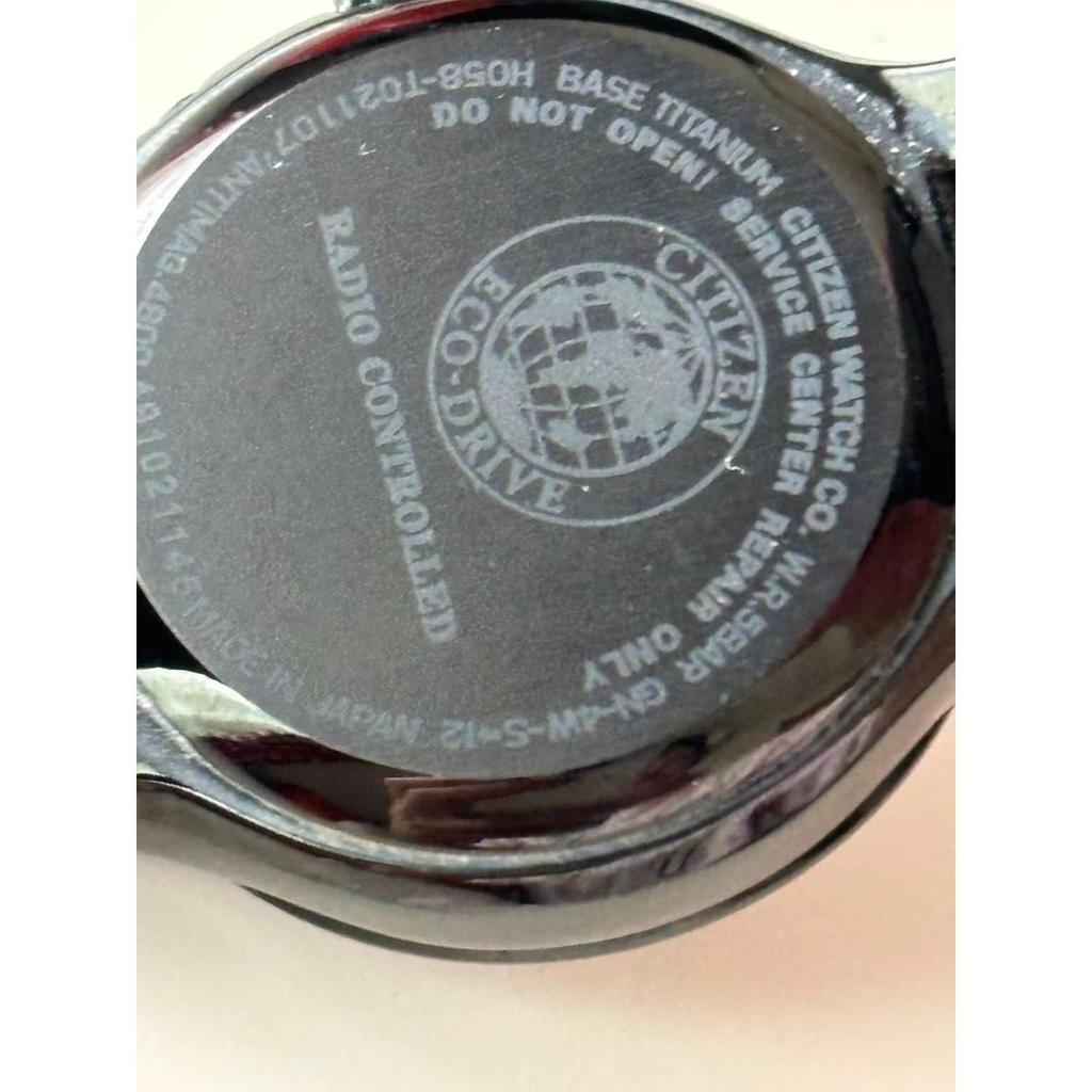 Used CITIZEN XC Citizen Cross Sea Eco Drive Radio Watch Black
