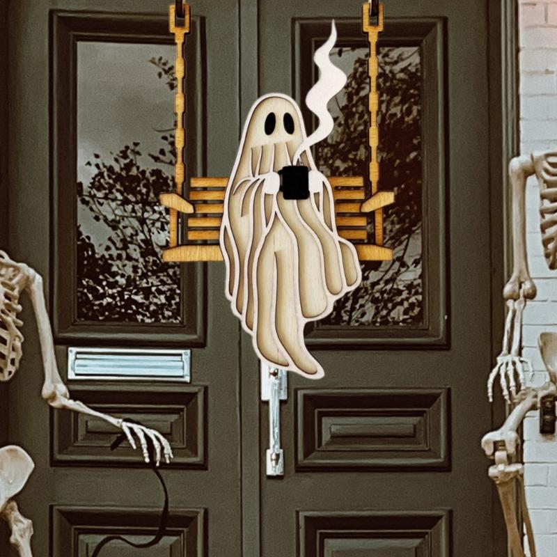 Rustproof Zinc Alloys Holiday Doorbell Quick Hanging Design Seasonal Party Decoration For Indoor Outdoor Use