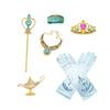 Jasmine Princess 2-Piece Dress Costume, Multiple Accessories, 150cm/8-9 Years, Turquoise