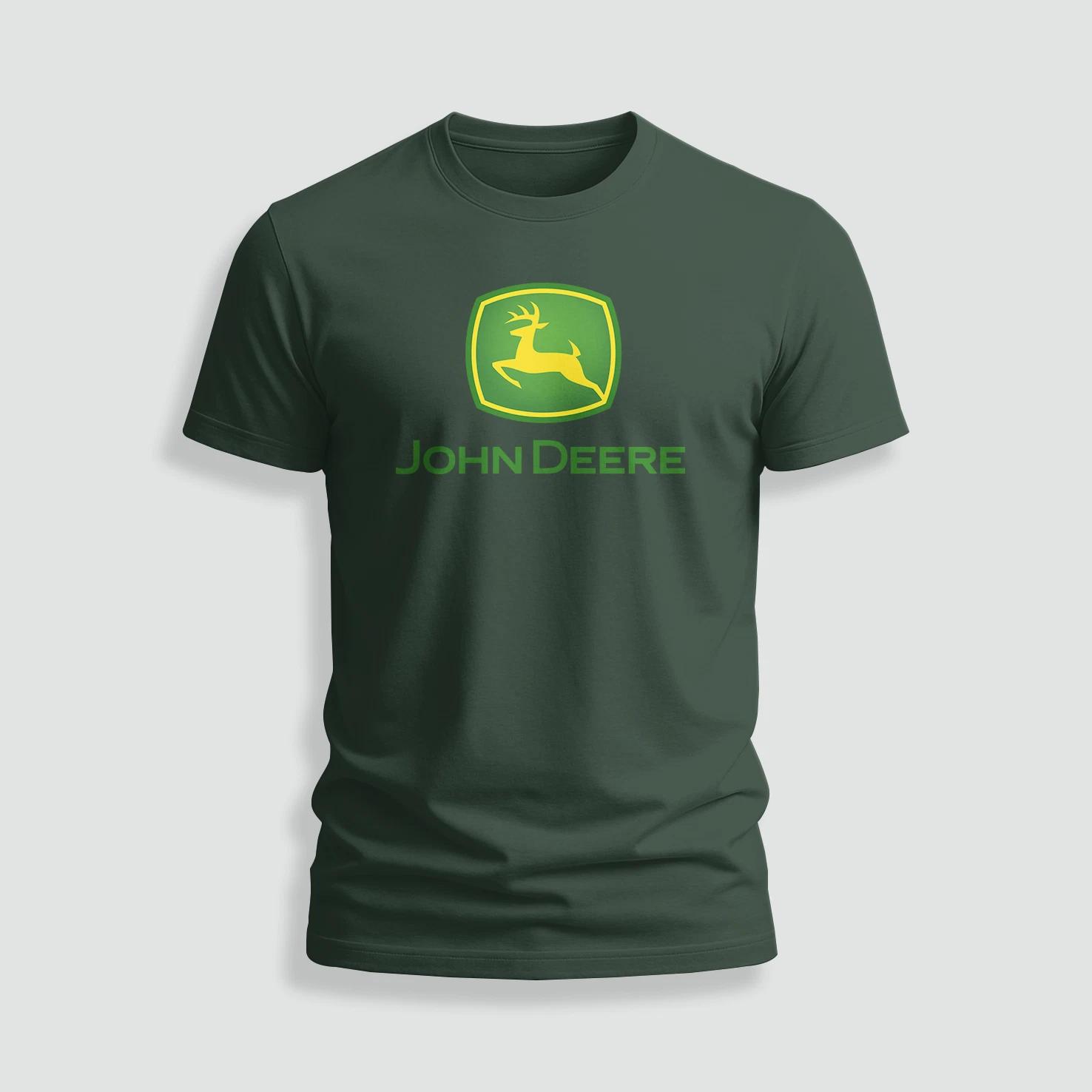 John Deeree logo funny T-Shirt Size S-5XL XS