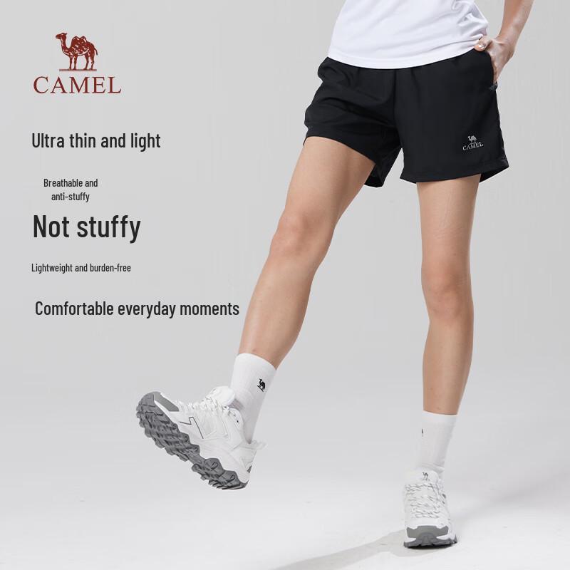 Camel Women's Quick-Dry Sports Shorts M24BAIU112