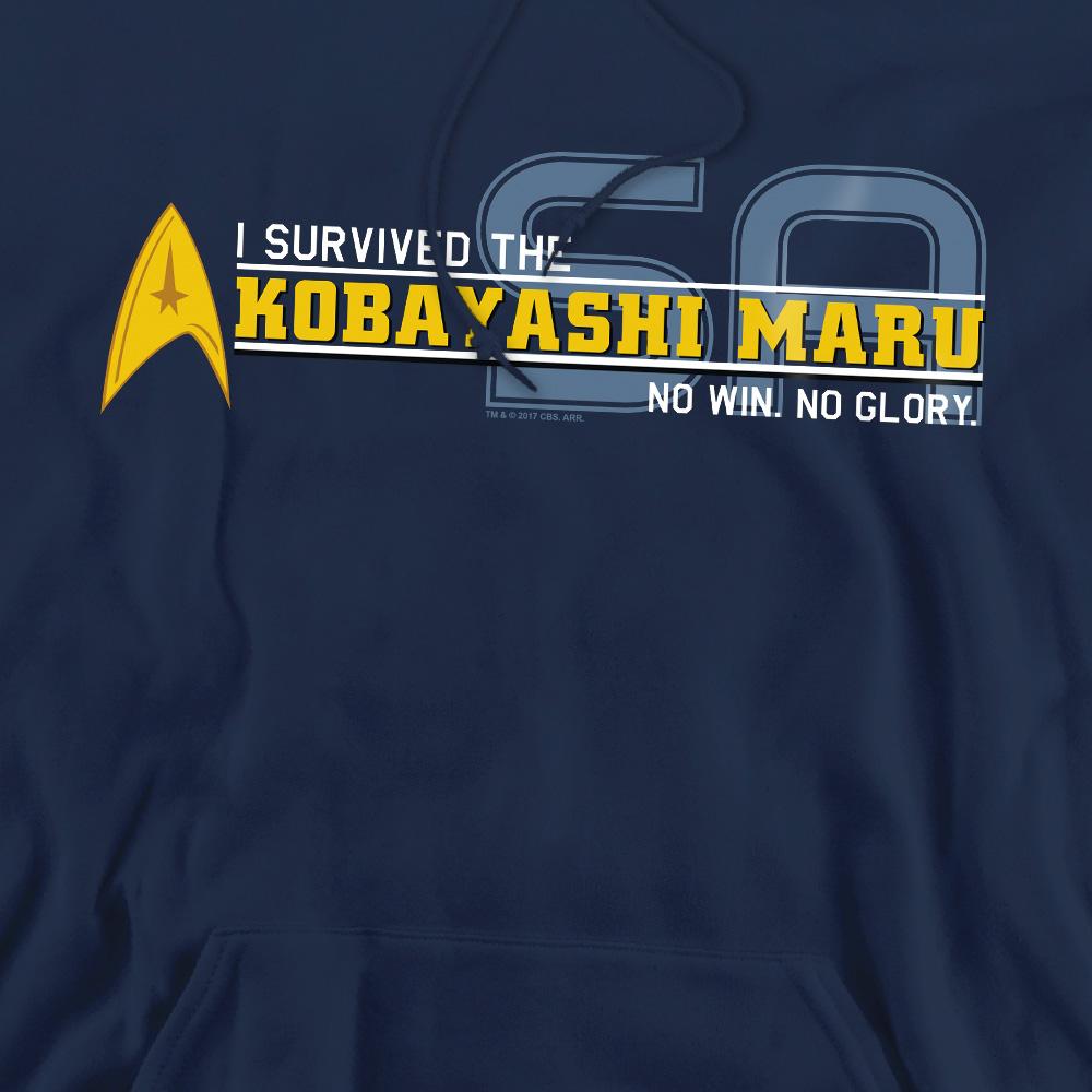 STAR TREK Mens I Survived Hoodie