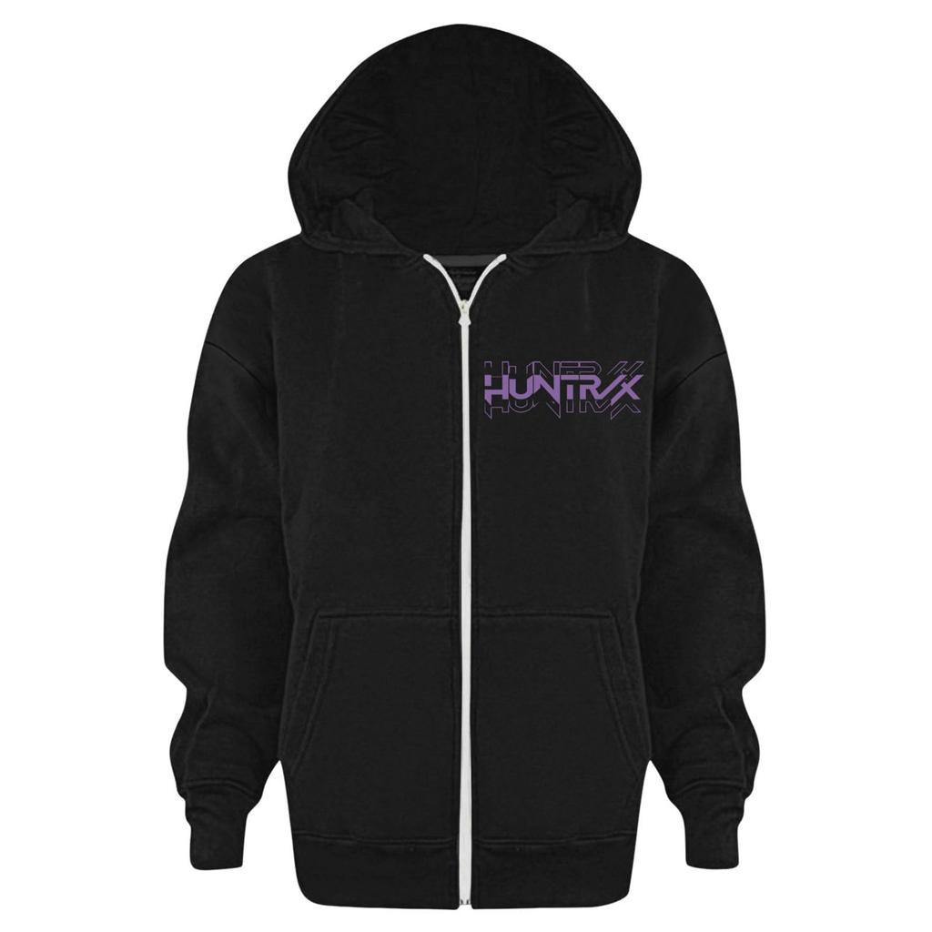Kids Fashion Women's Lightweight Long Sleeve Zipper Hoodie Printed Hoodie With Pockets