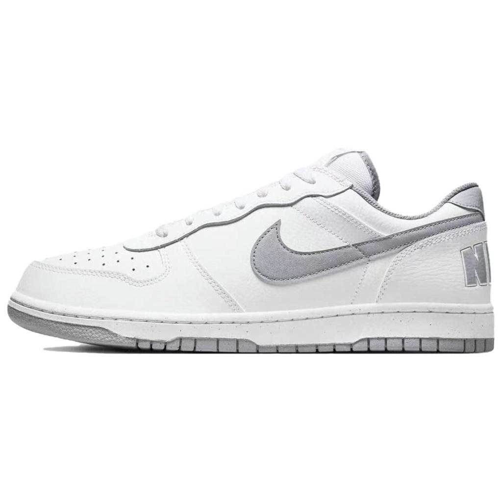 Nike Große Abriebfeste Atmungsaktive Low-Top Skateboard-Schuhe Herren Schwarz Weiß 355152-106(Team804-)