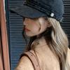 Vintage Sun Hat Suede Cap 56cm To 58cm Head Size Curved Brim Hat Leopard Baseball Cap  Daily Wear