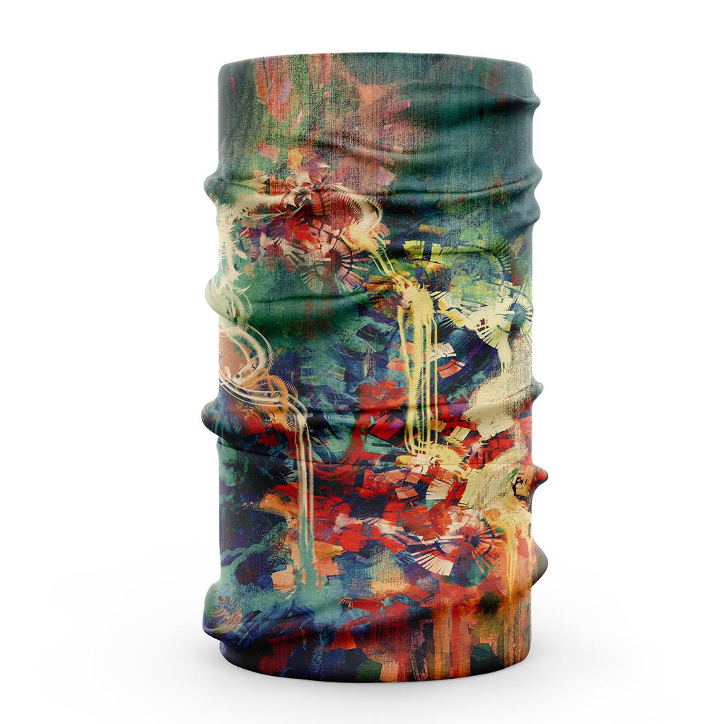 3D vizuální efekty Hladší ledové hedvábí Tkanina Obličejová bandána Šátek Prachotěsný Nákrčník Prodyšný Unisex Turistika Cyklistika Pokrývka hlavy