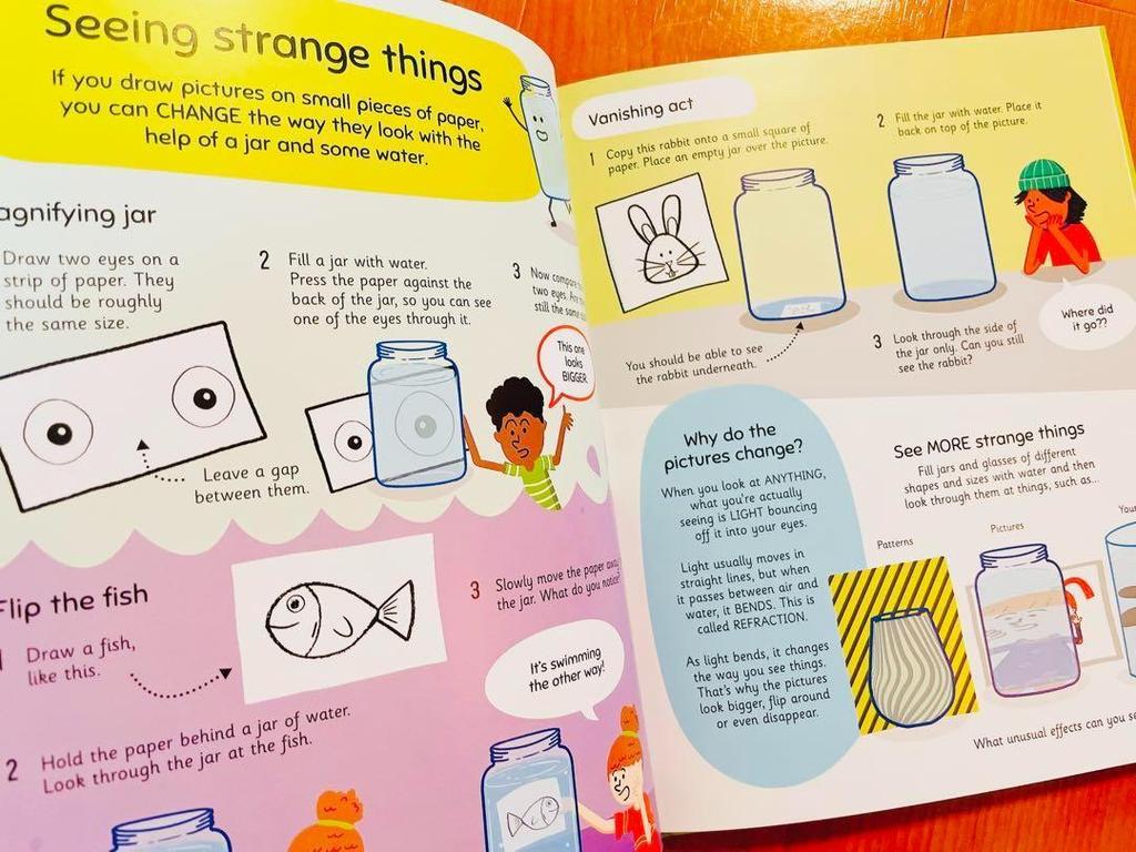 [USED] English Picture Book Usborne Science Experiments English Book STEM