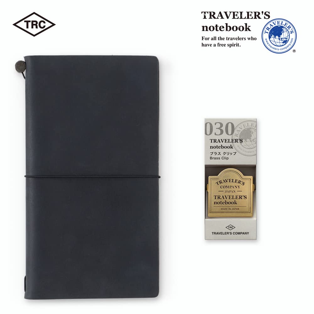 Traveler's Notebook Messing-Clip mit TRC-Logo-Muster 43089006