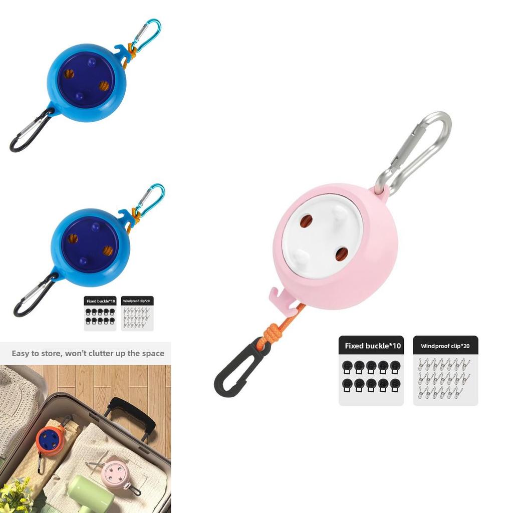 Compact Foldfree Windproof Clothes Rope With Invisible Mount For Hotel And Home Drying Solutions