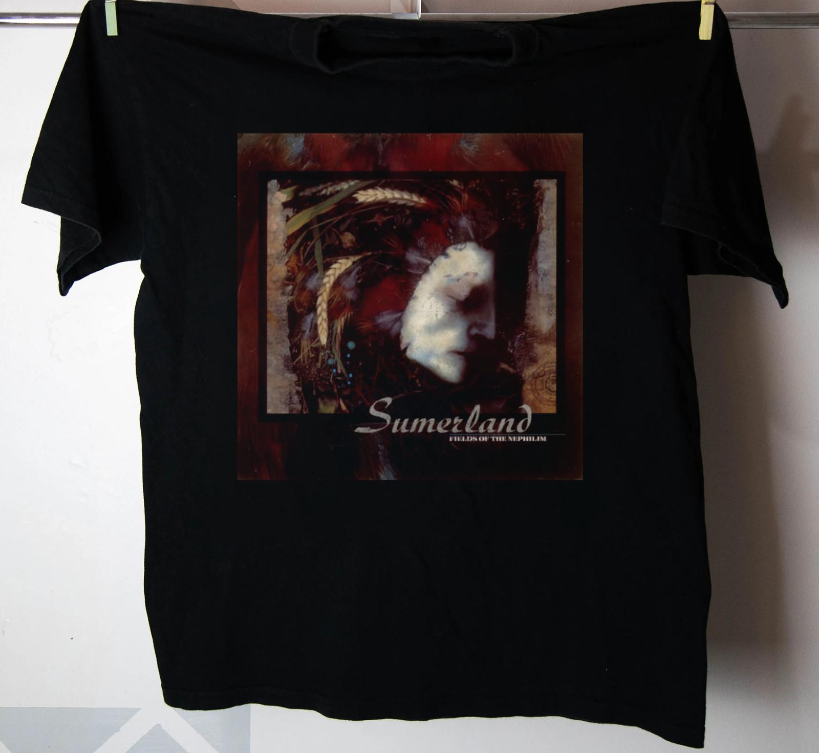 Sumerland Fields of the Nephilim T Shirt Black Unisex S-5XL EM1605 Unisex T-Shirt M
